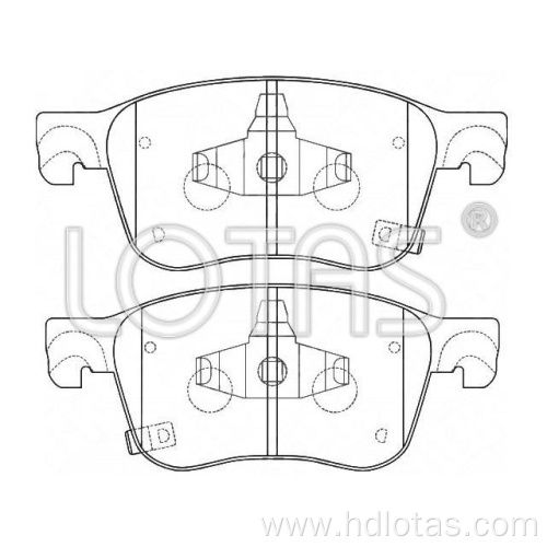 Brake Pad Set Semi-Metallic Car Tiida